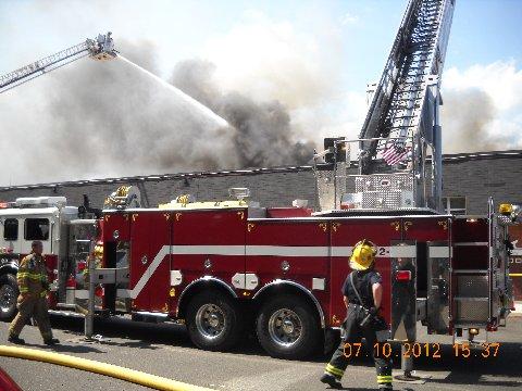 Truck 1-2-6 at Colonial Gardens in Avenel 7/10/12