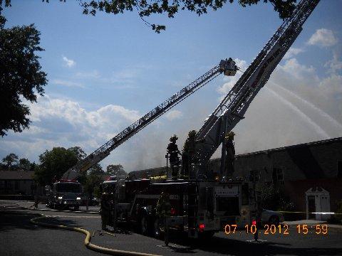 Truck 1-2-6 at Colonial Gardens in Avenel 7/10/12