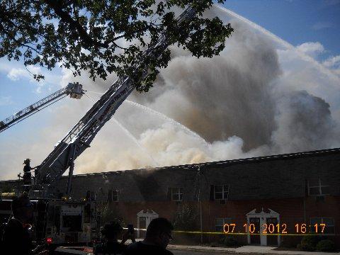 Truck 1-2-6 at Colonial Gardens in Avenel 7/10/12